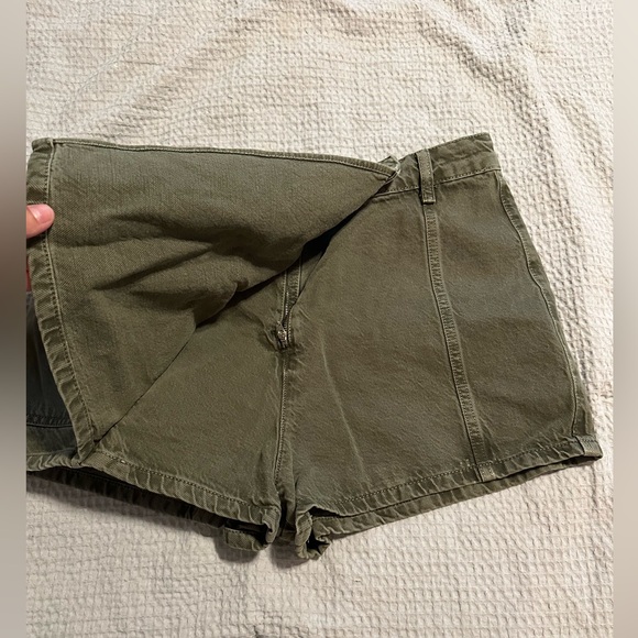 Zara green denim skirt - Picture 2 of 4